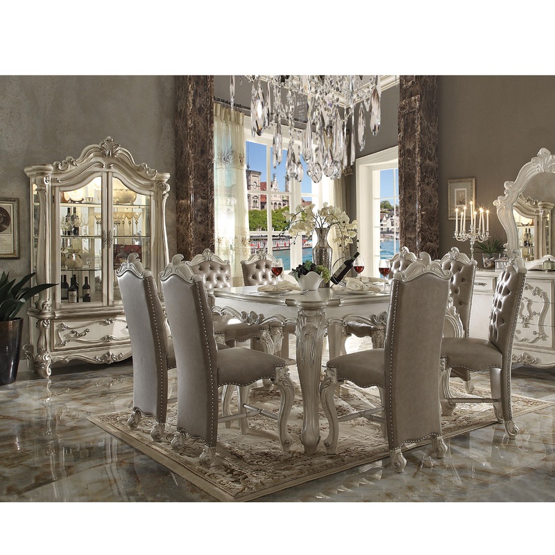 Versailles Bone White Counter Height Table