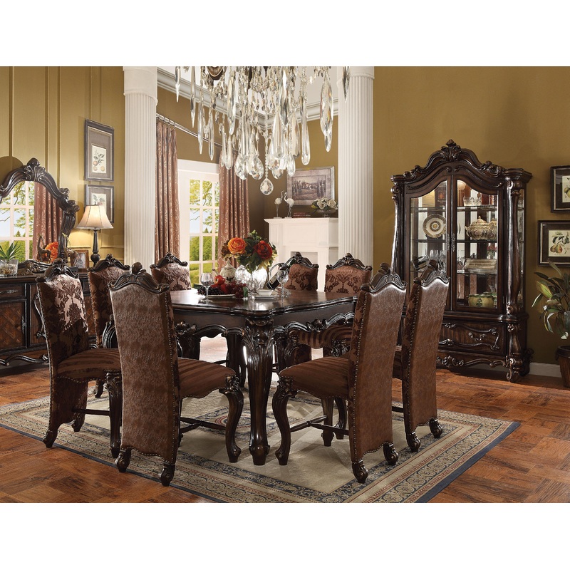 Versailles Cherry Oak Counter Height Table