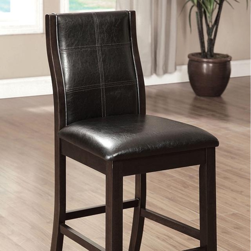 Townsend II Brown Cherry Counter Ht. Chair (2/CTN)