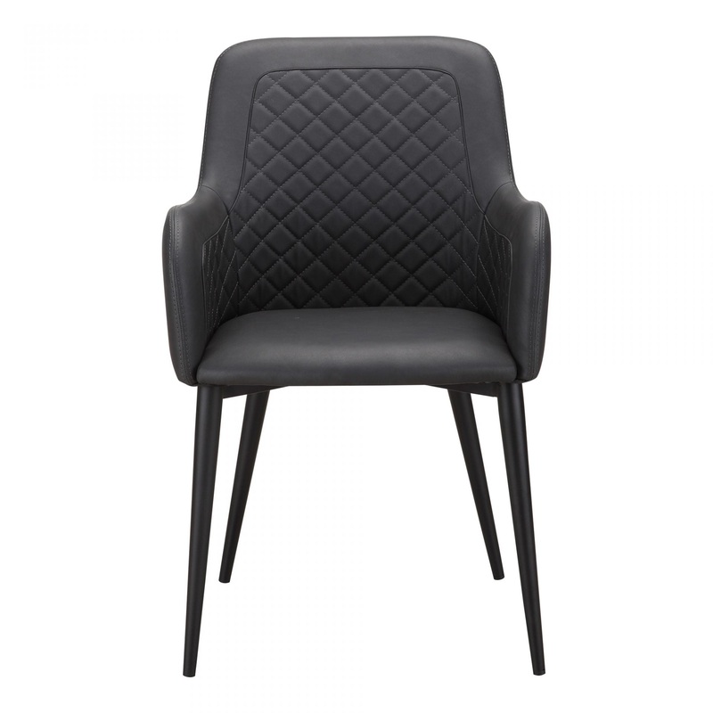 Cantata Dining Chair Slate Vegan Leather