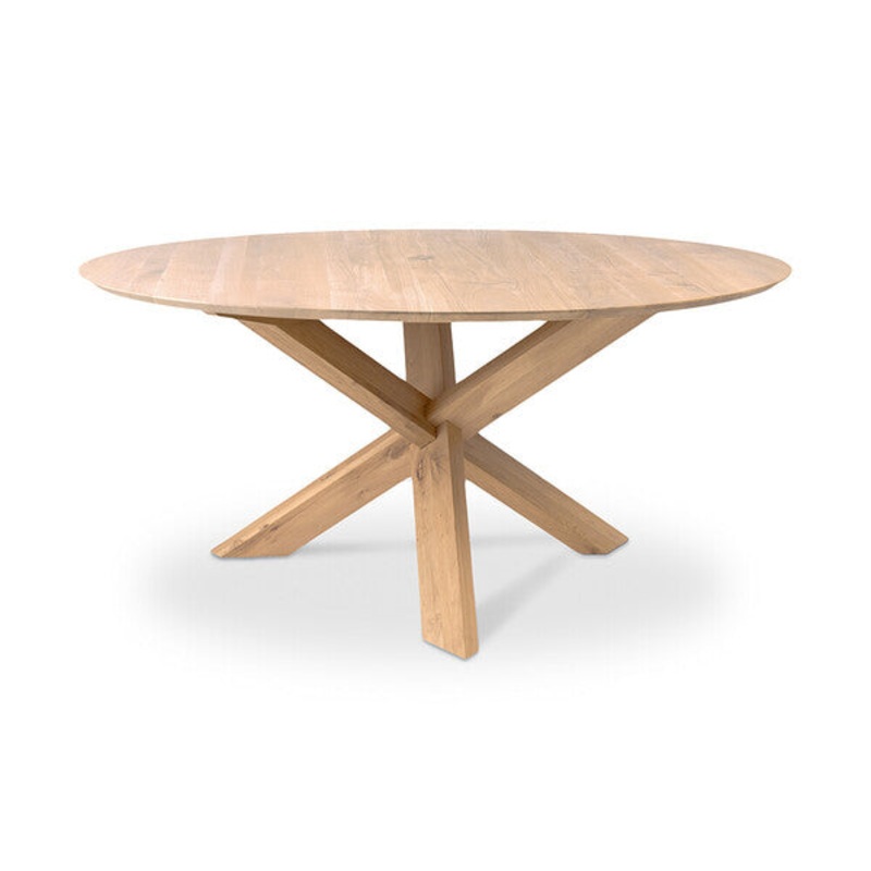Circle dining table,64″ – Oak