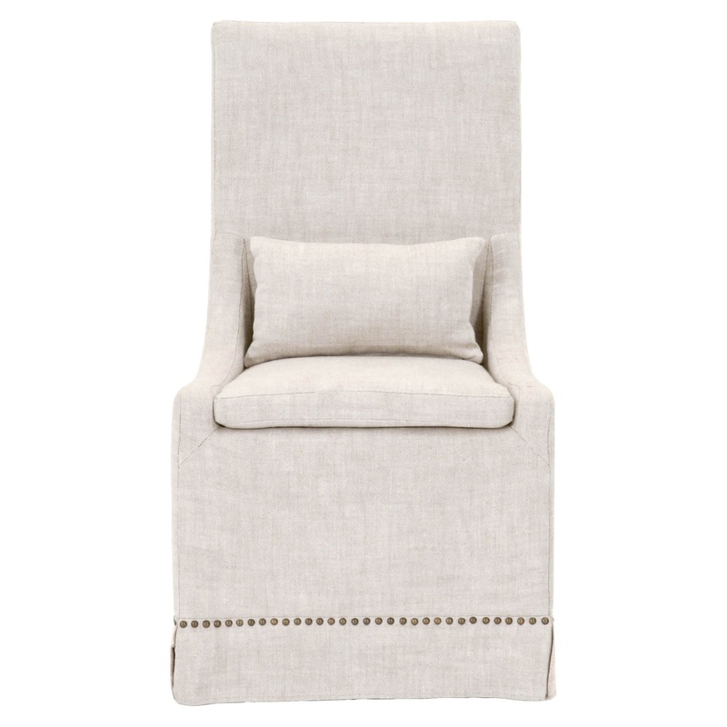 Colleen Dining Chair – Bisque French Linen