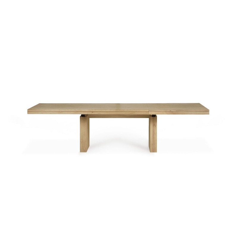 Double extendable dining table,78.5/118 – Oak