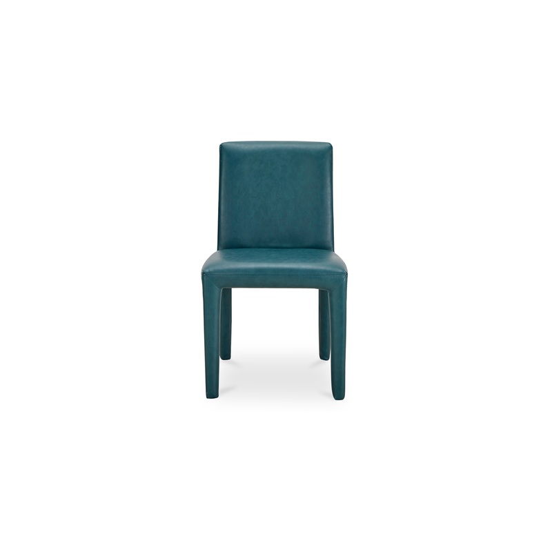 Monte Dining Chair Teal Vegan Leather