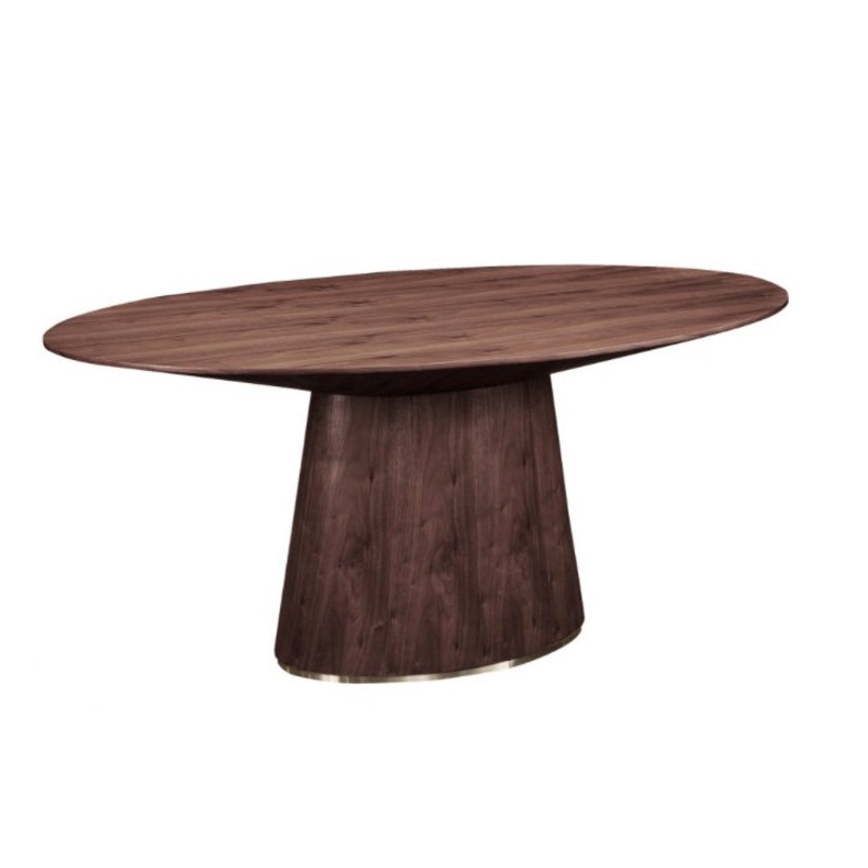 Otago Oval Dining Table – Walnut