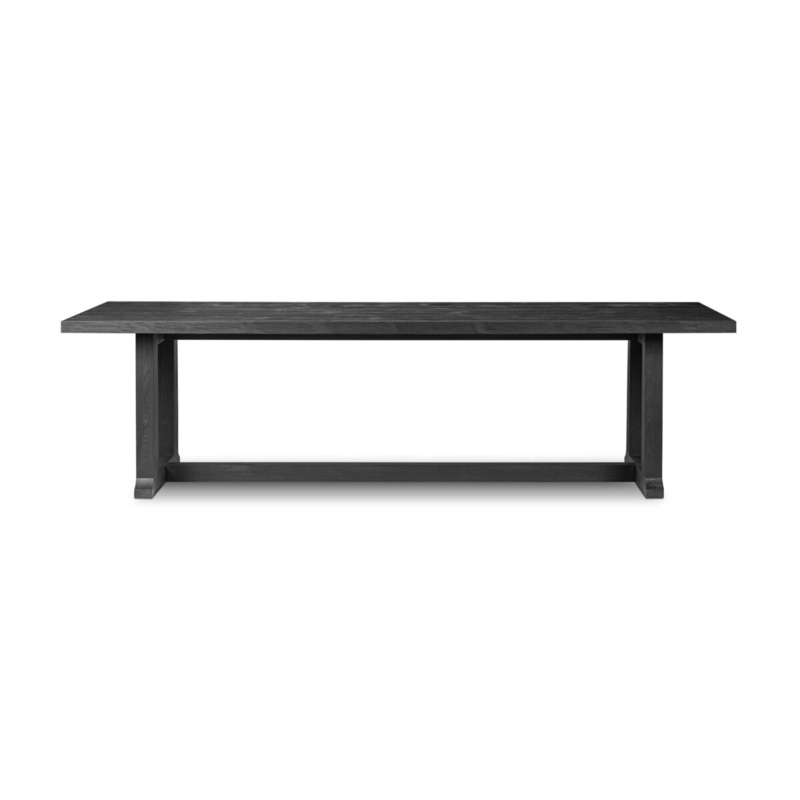Otto Dining Table-110″ – Black Pine
