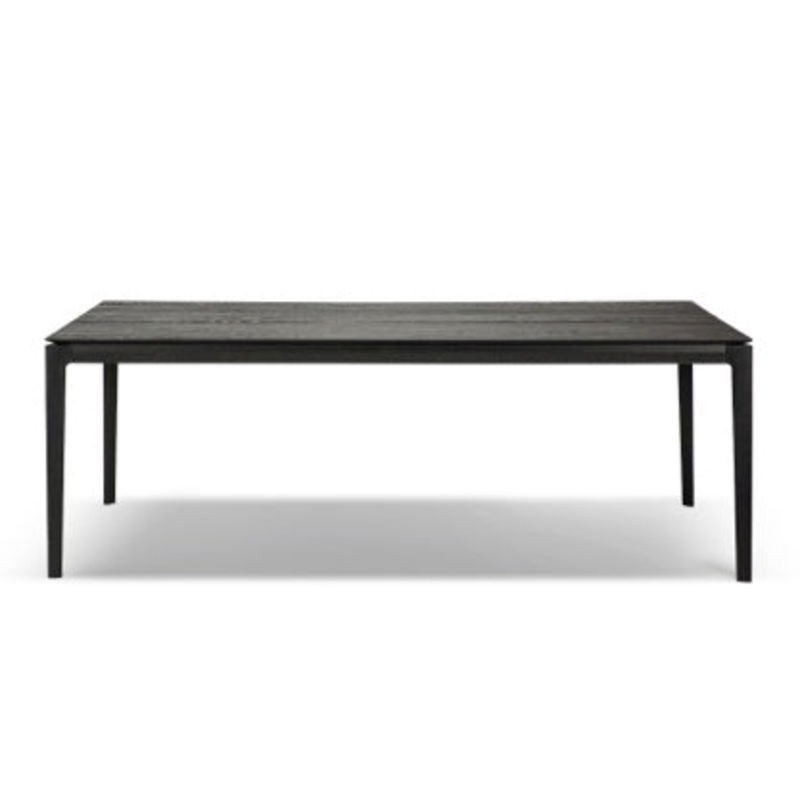 Bok Dining Table,86.5″ – Black Oak