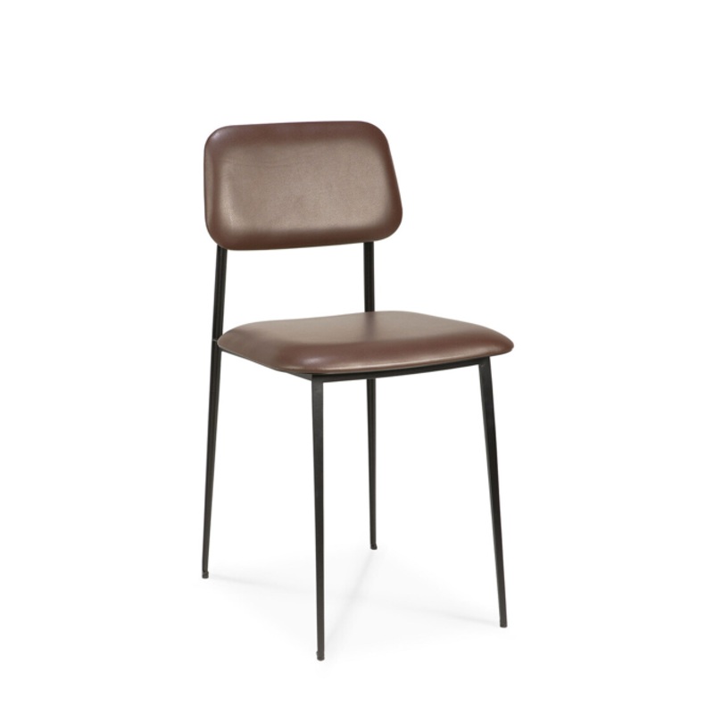 DC dining chair – chocolate leather