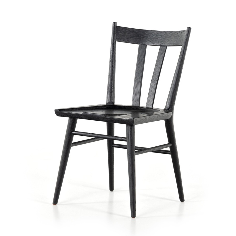 Gregory Dining Chair-Black Oak
