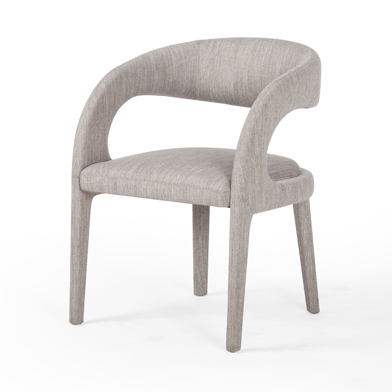 Hawkins Dining Chair-Savile Flannel