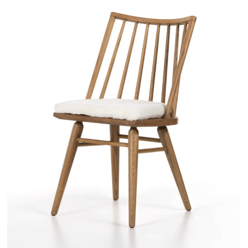 Lewis Windsor Chair W Cs Cream-Sandy Oak