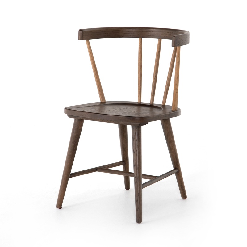 Naples Dining Chair-Light Cocoa Oak