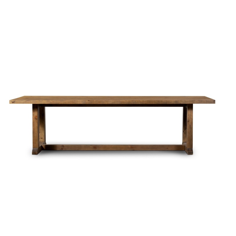 Otto Dining Table 110″ – Waxed  Pine