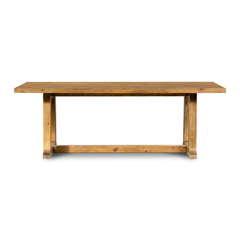 Otto Dining Table 87″ – Waxed  Pine