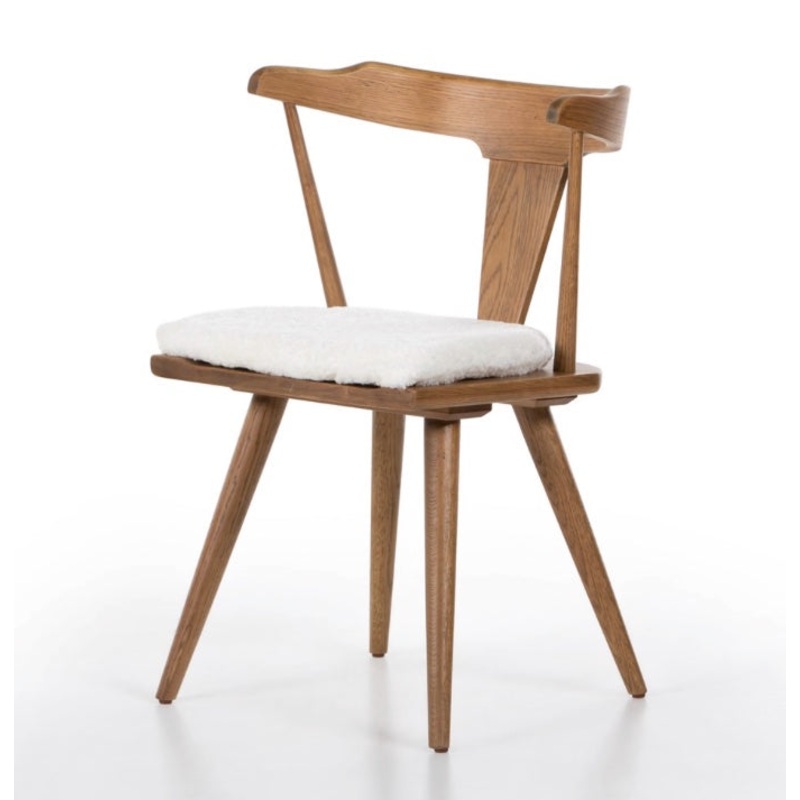 Ripley Dining Chair W Cs Cream-Sandy Oak