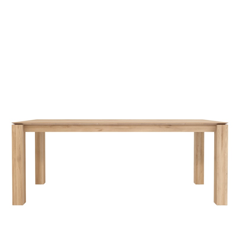 Slice dining table, 78.5″ – Oak