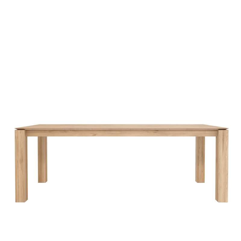 Slice dining table, 86.5″ – Oak
