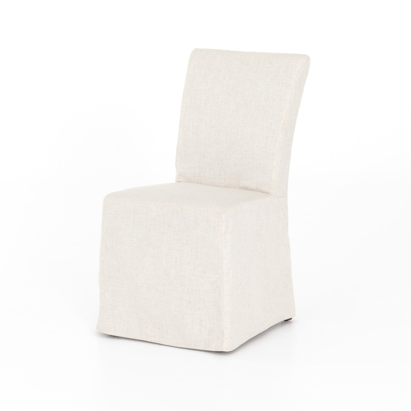 Vista Slipcovered Dining Chair- Savile Flax