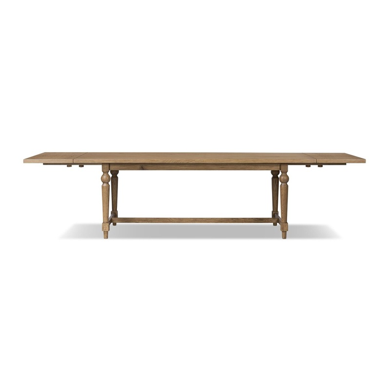 Blinn Extension Dining Table – Worn Oak Veneer