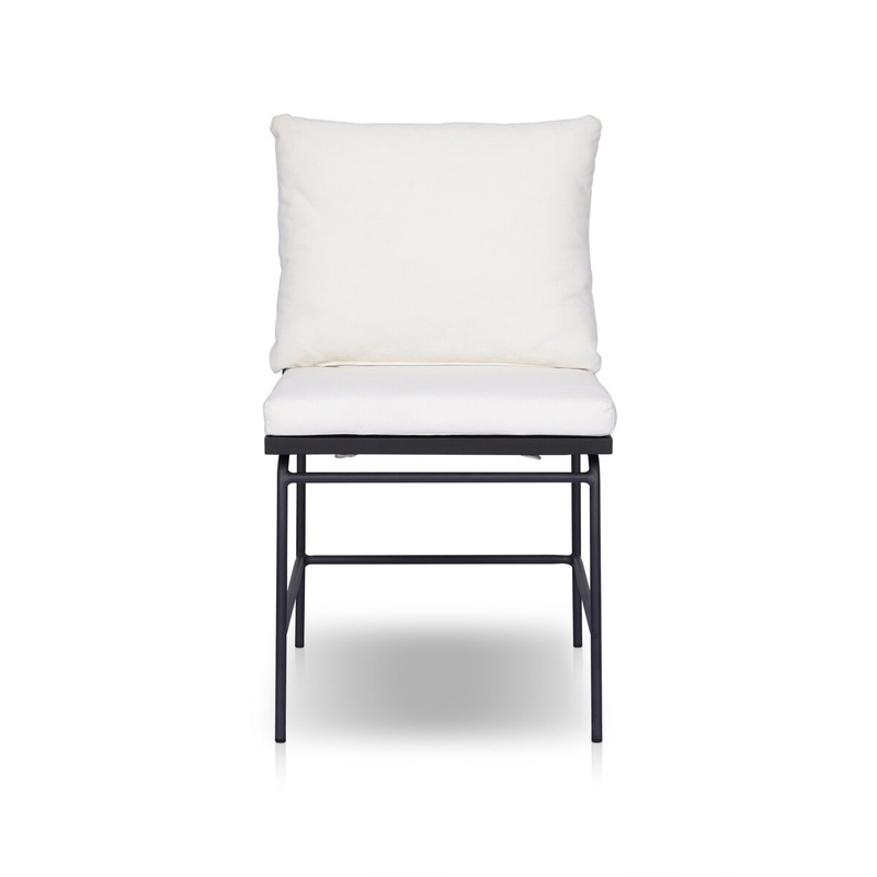 Crete Outdoor Dining Arm Chair Black Teak – Arashi Salt