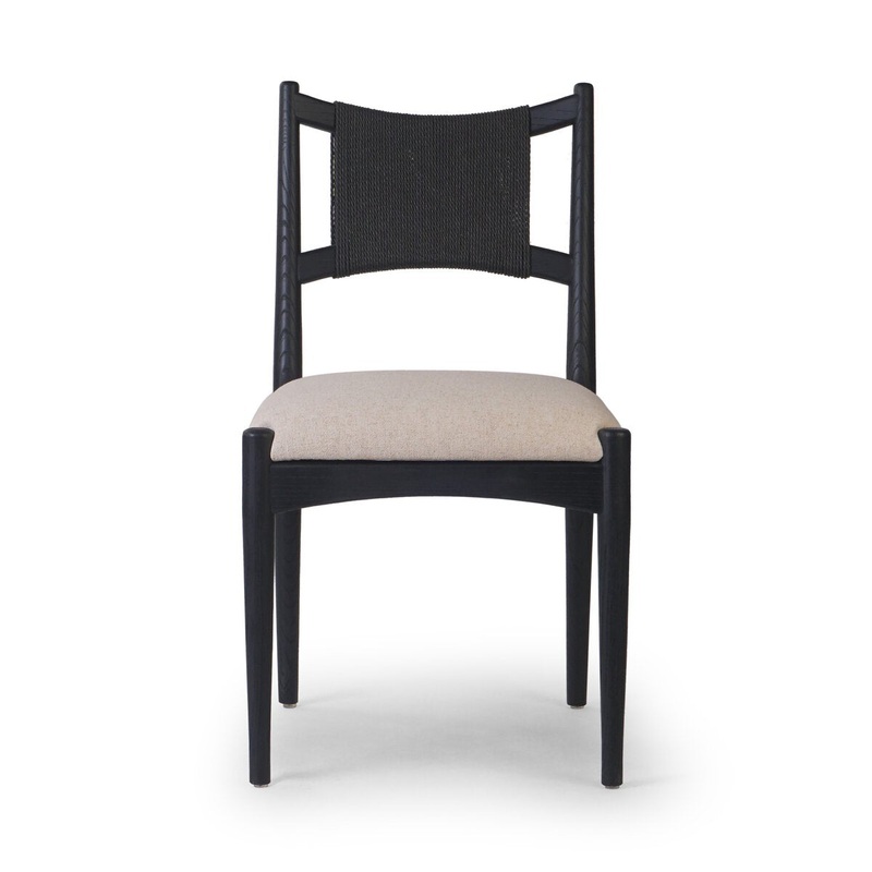 Haddon Dining Chair – Black Rush