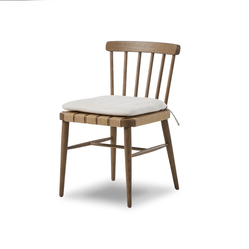 Kershaw Dining Chair – Natural Rush w/ Cushion