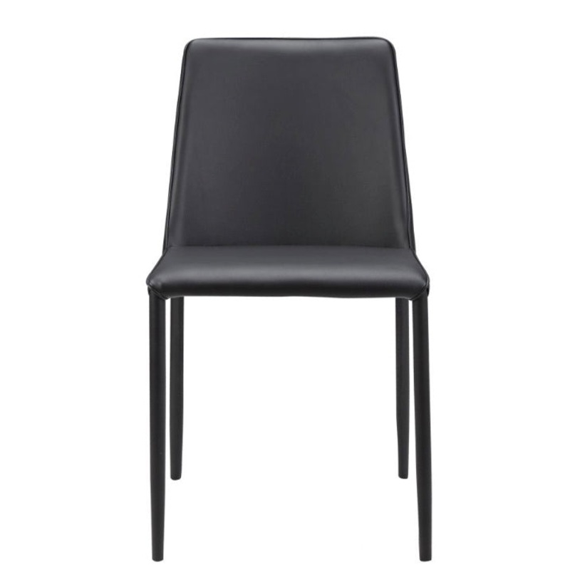 Nora Dining Chair Black Vegan Leather