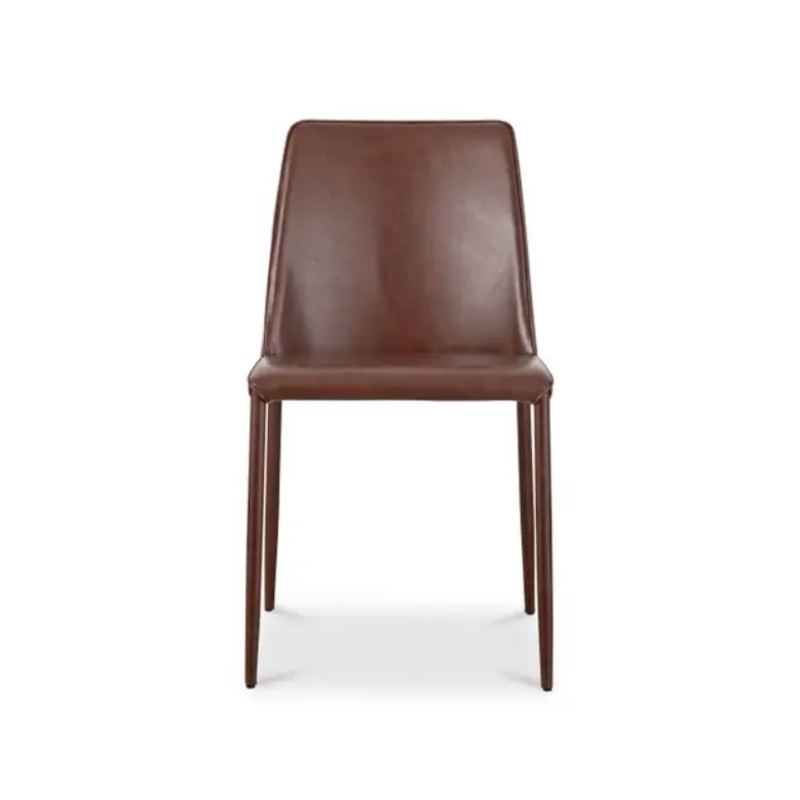 Nora Dining Vegan Leather Chair- Smoked Cherry