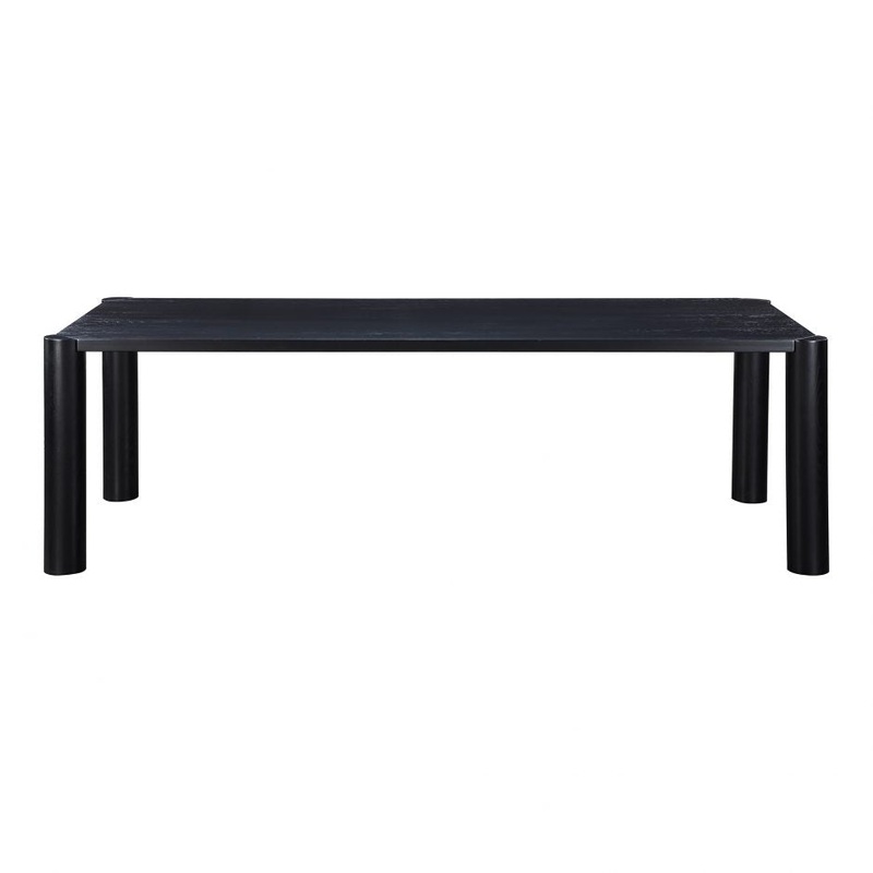 Post Dining Table – Large -Oak Black