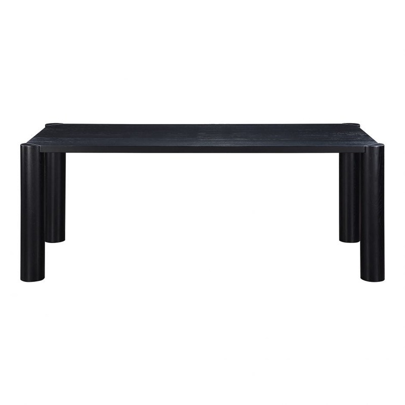 Post Dining Table – Oak Black
