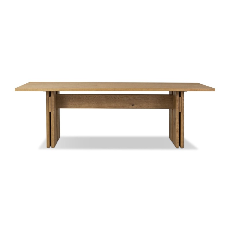 Railay Dining Table – Dusted Oak Veneer