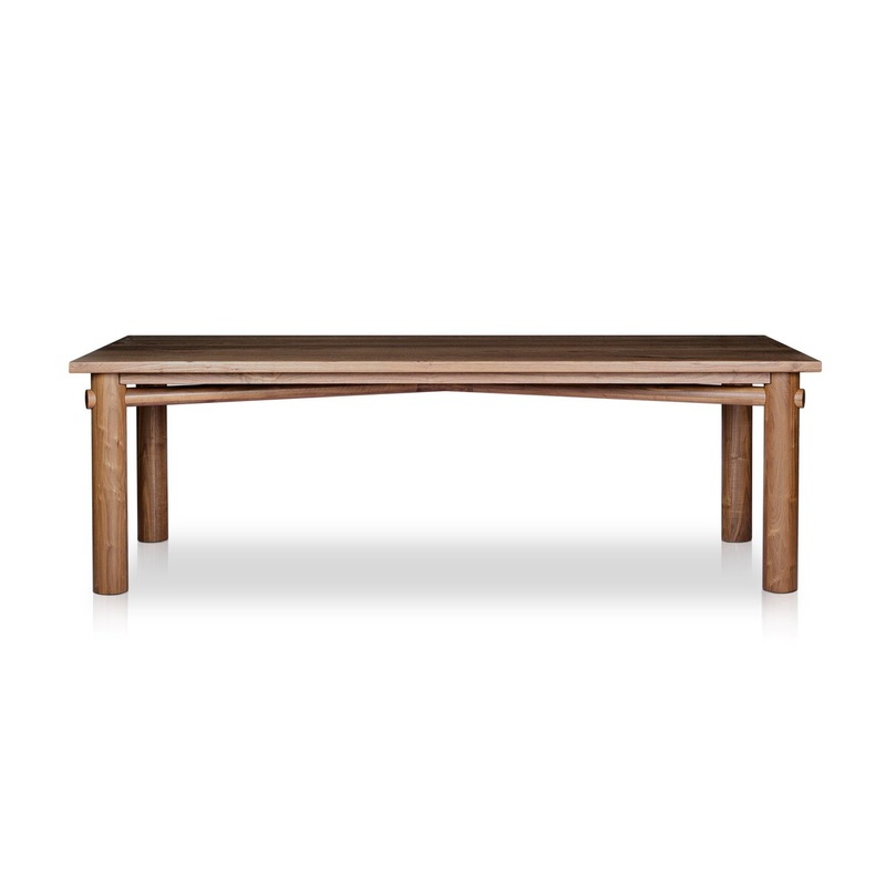 Shevone Dining Table – Natural Walnut Veneer
