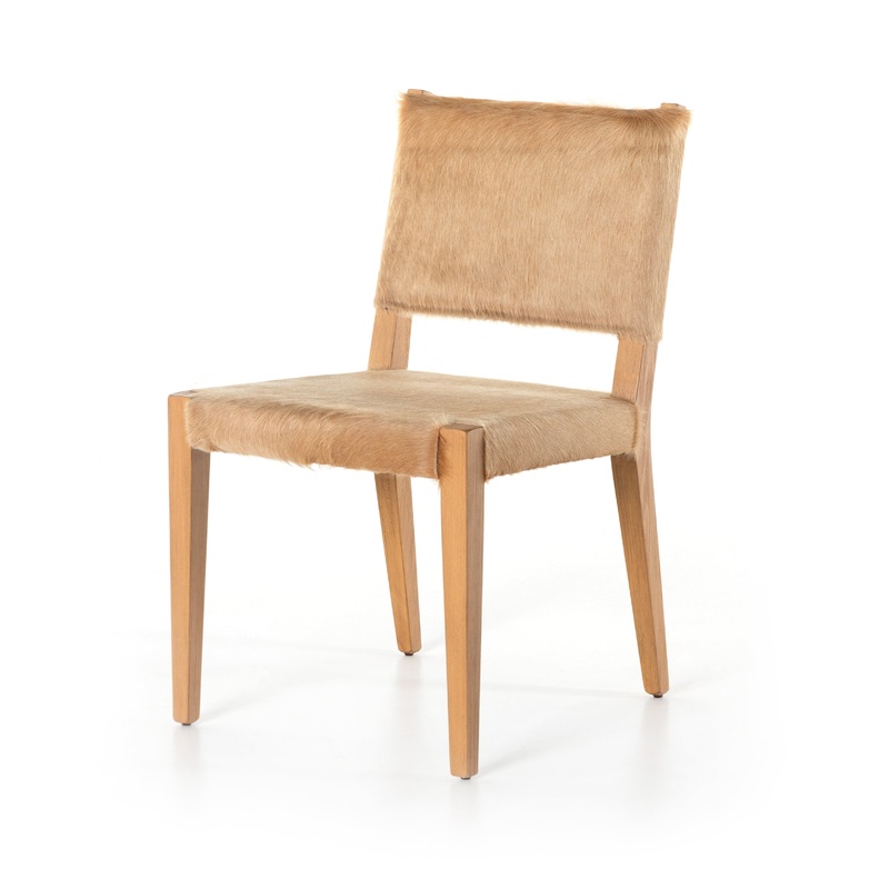 Villa Dining Chair-Palomino Hair On Hide