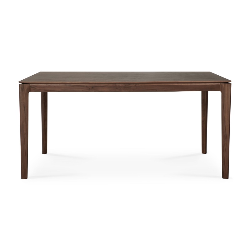 Bok Dining Table, 63″ – Teak Brown – Varnished