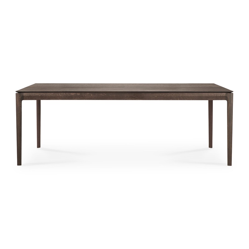 Bok Dining Table,86.5″- Brown Oak