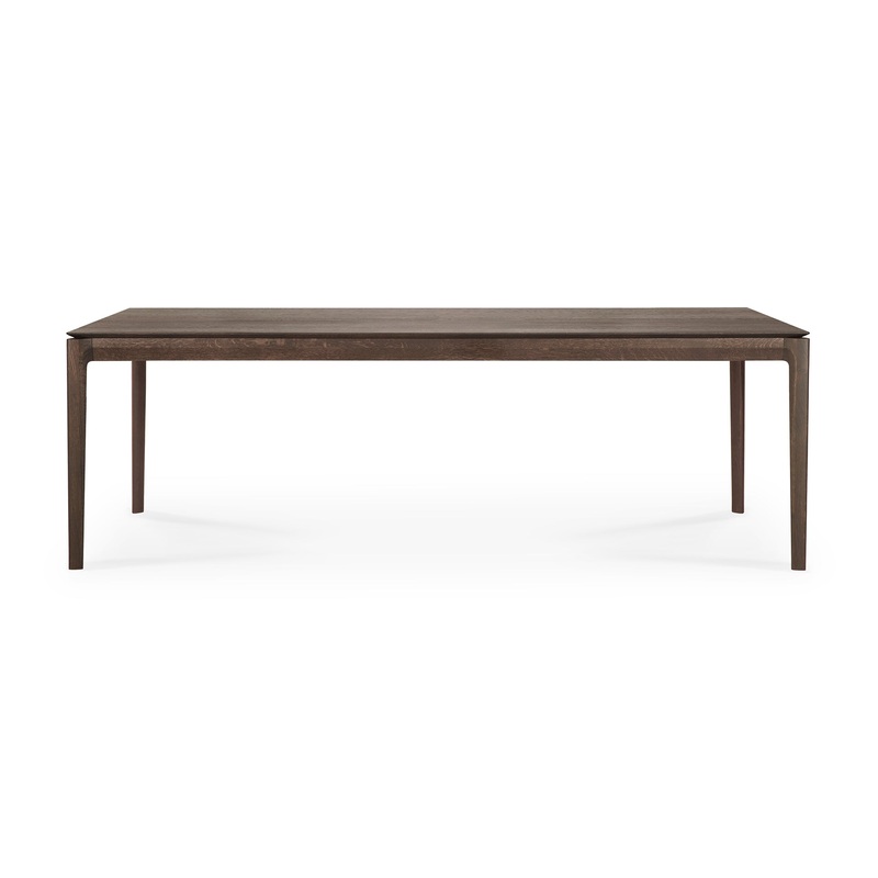 Bok Dining Table,94.5″- Brown Oak