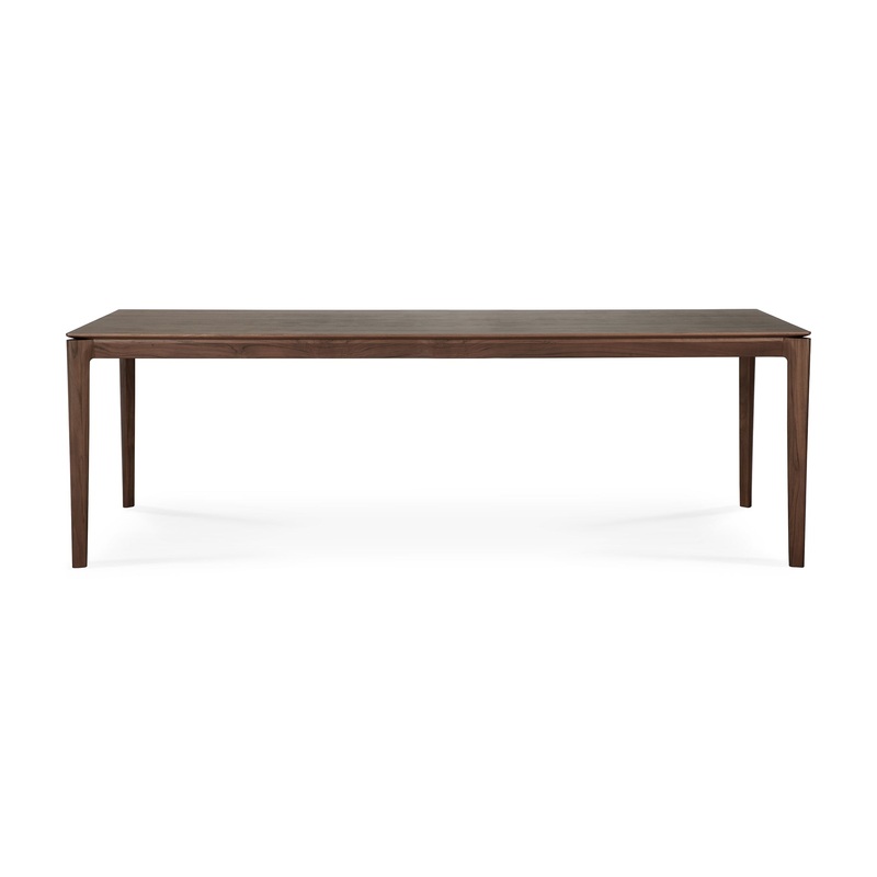 Bok Dining Table, 94.5″ – Teak Brown – Varnished