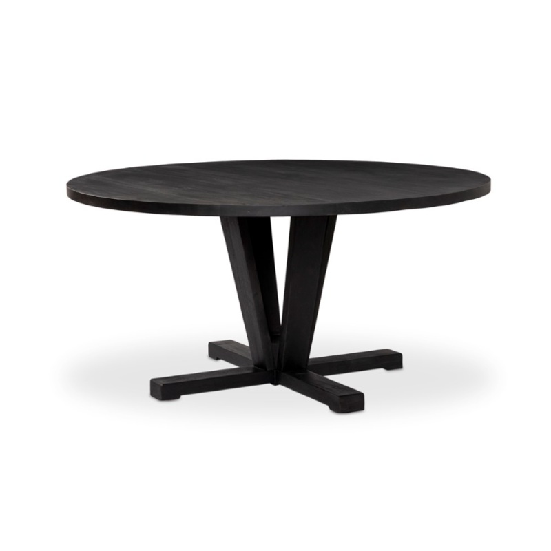 Cobain Dining Table – 60″ – Flint Black