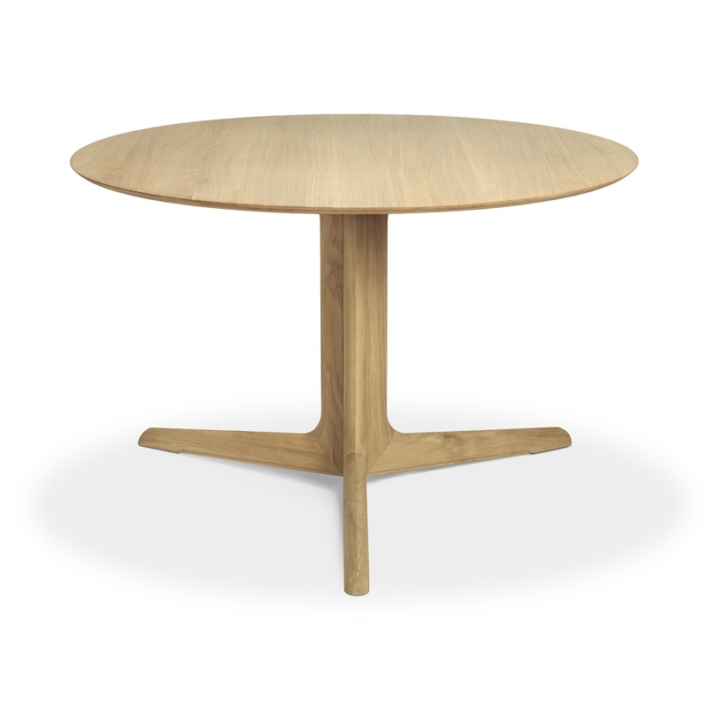Corto Dining Table – Round, 47″ – Oak – Oiled