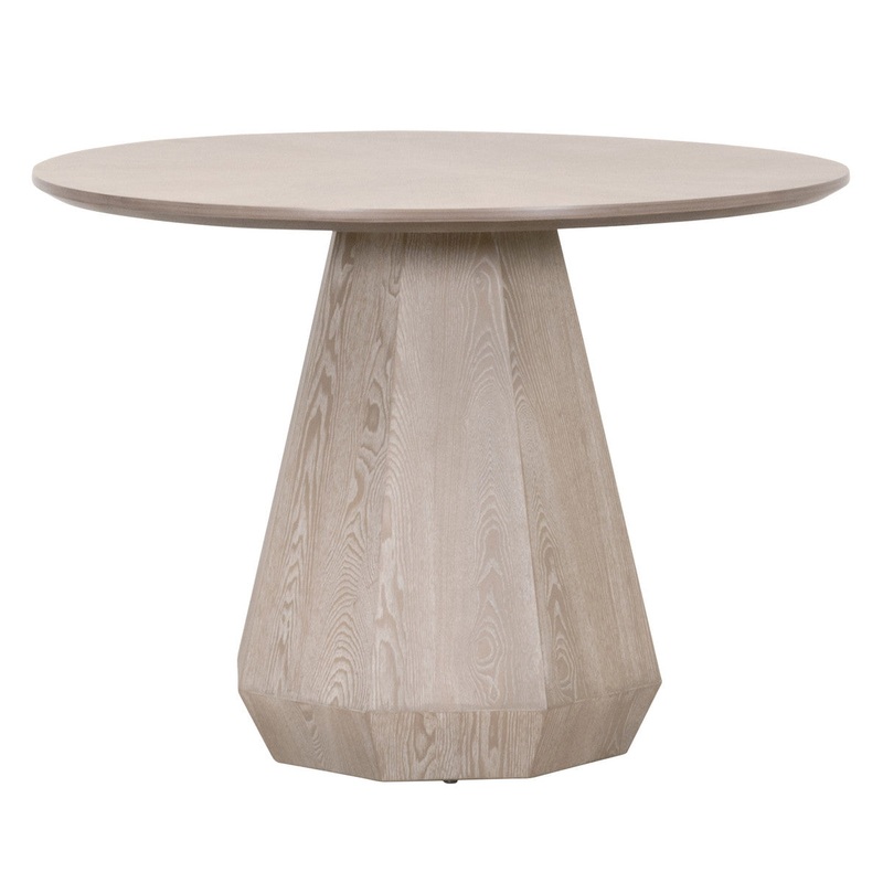 Coulter Round Dining Table, 42″ – Natural Gray Ash