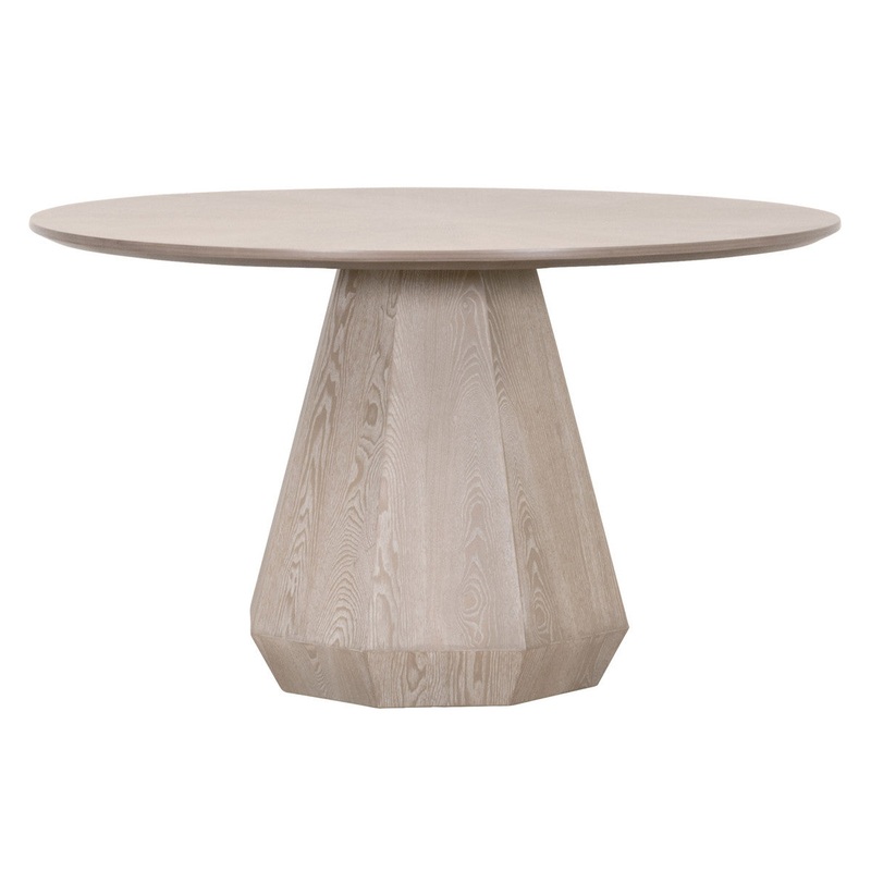 Coulter Round Dining Table 54″ – Natural Gray Ash