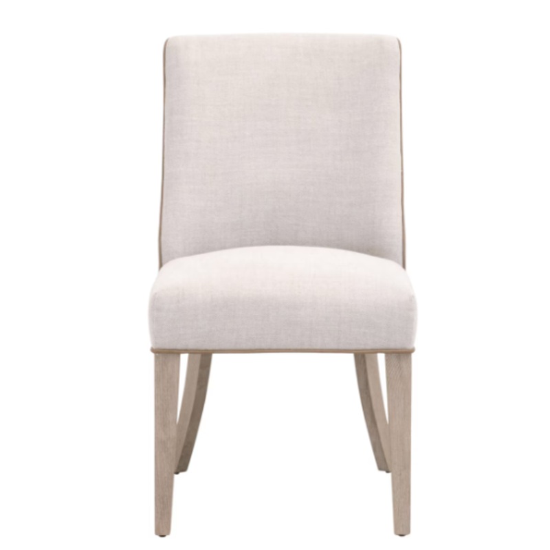 DUET DINING CHAIR – Bisque French Linen / Natural Gray Ash