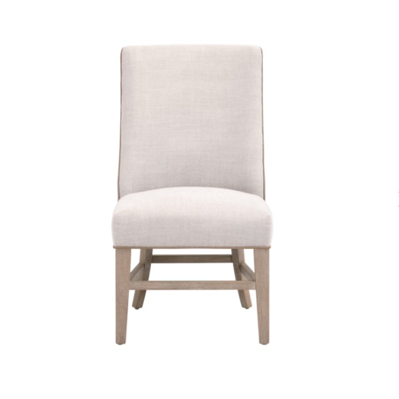 Duet Head Chair – Bisque French Linen