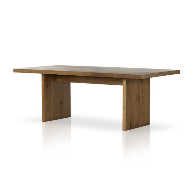 Eaton Dining Table-Amber Oak Resin