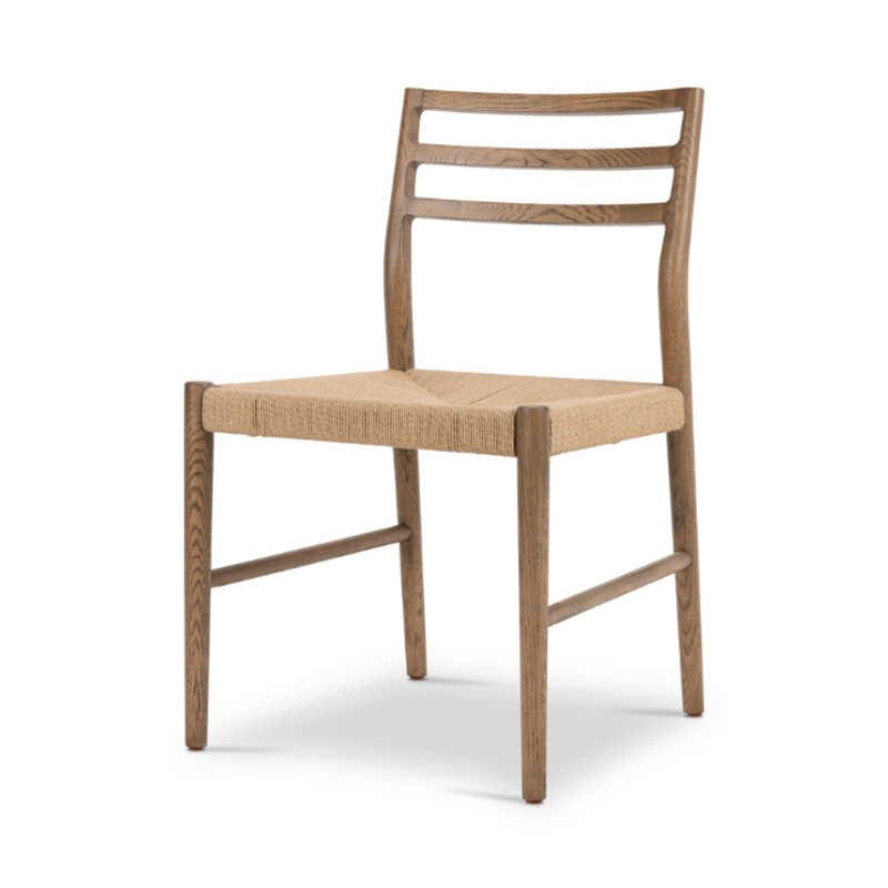 Glenmore Woven Dining Chair – Smoked Oak