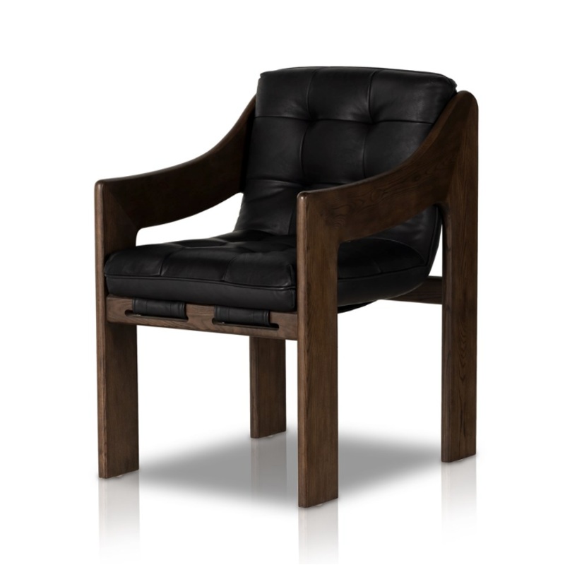 Halston Dining Armchair – Heirloom Black