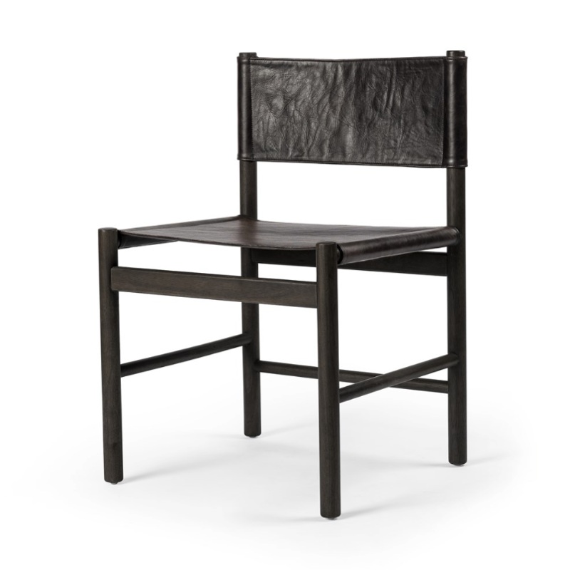 Kena Dining Chair – Sonoma Black w/ Charcoal Parawood