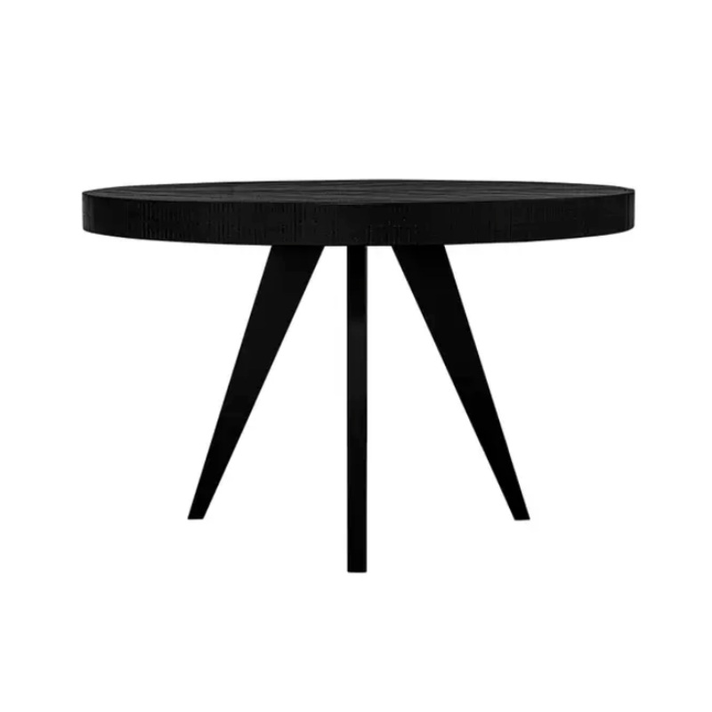 Parq Round Dining Table Black