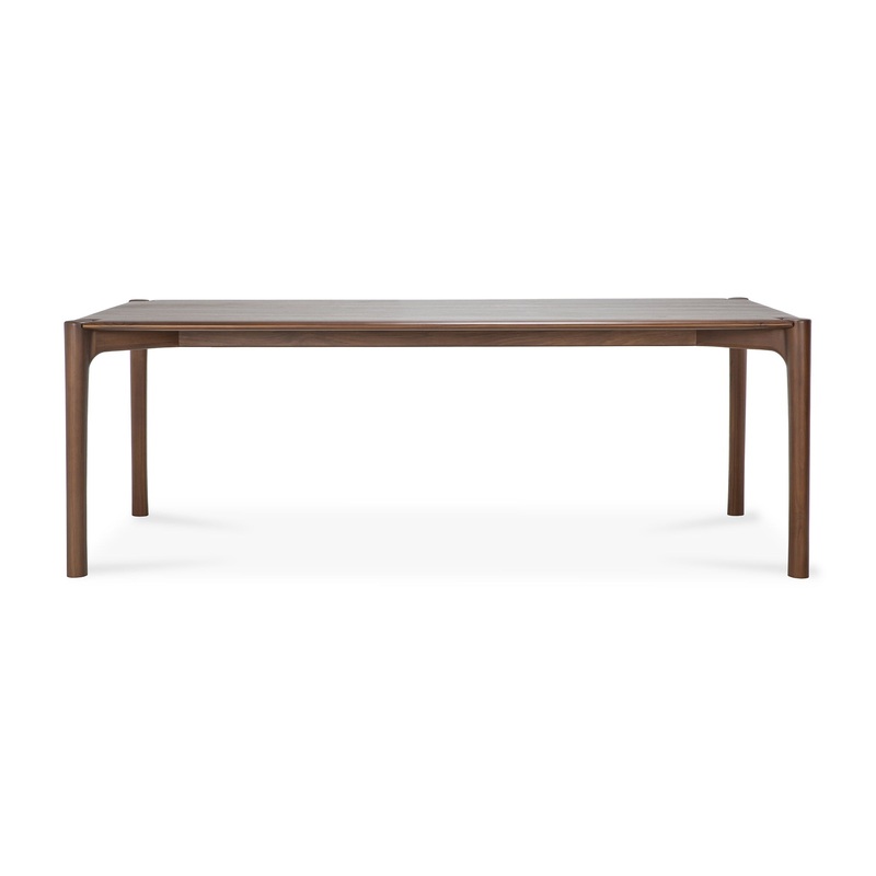 PI Dining Table, 86.5″- Teak Brown
