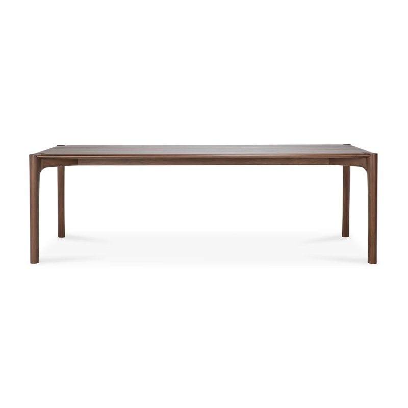 PI Dining Table, 94.5″- Teak Brown